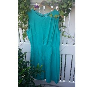 Teal day dress